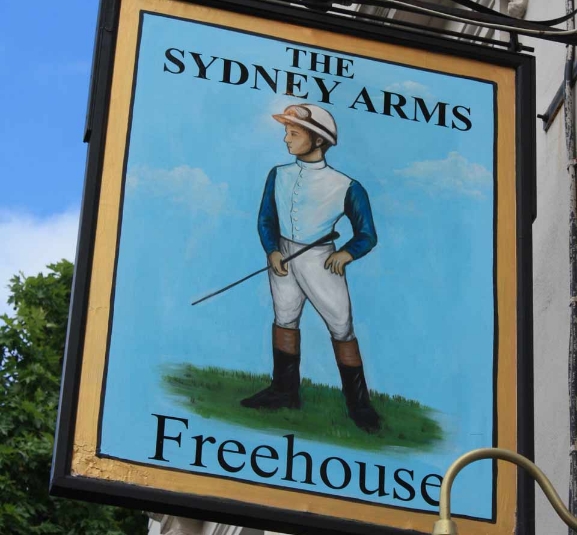 The Sydney Arms hanging sign